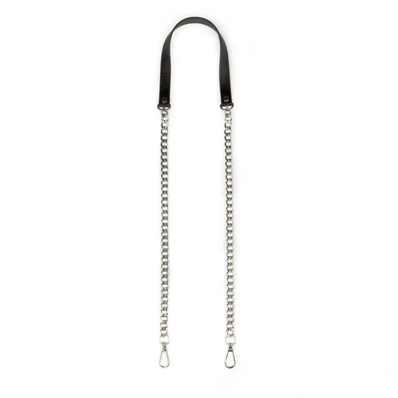 Taschenkette "Whitney" silber/schwarz
