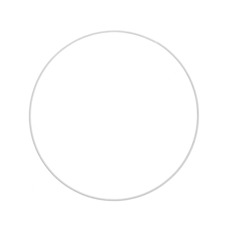 Metallring matt/weiß 15cm