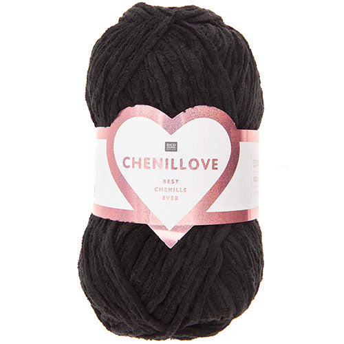 Chenillove schwarz