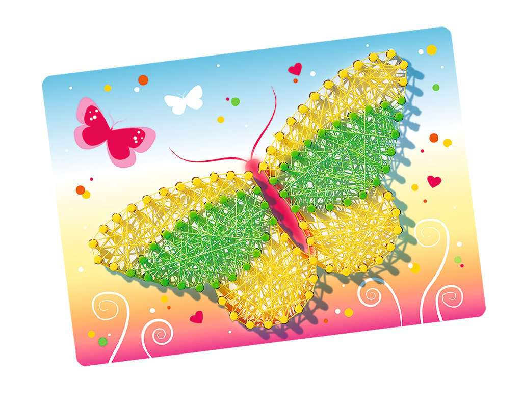 BeCreative - Fadenbilder Schmetterlinge