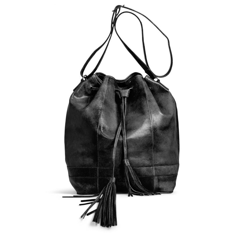 Ledertasche- Marina black