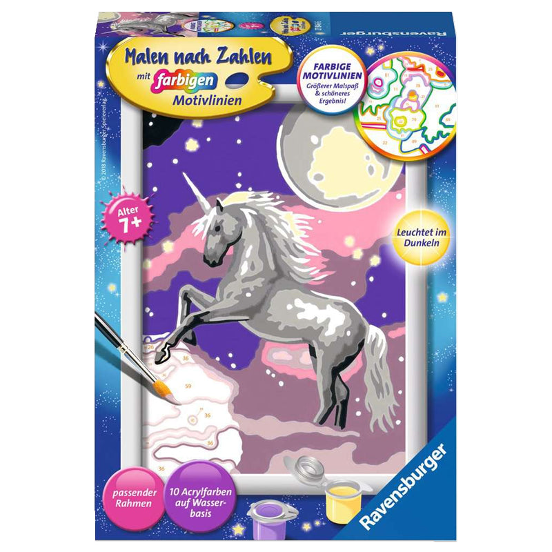 Malen nach Zahlen - Einhorn