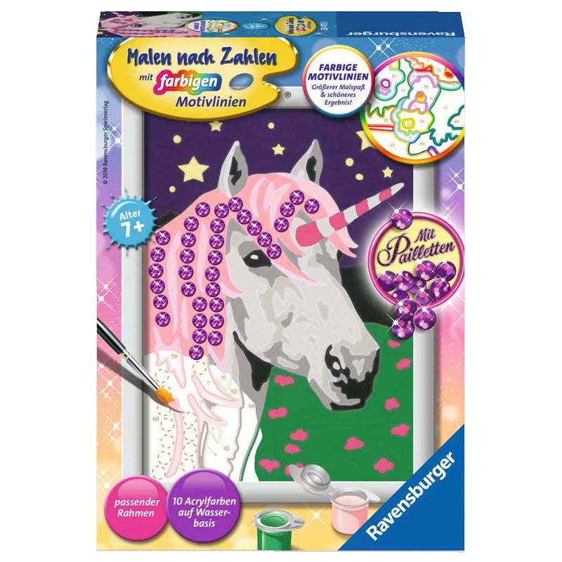 Malen nach Zahlen - Einhorn