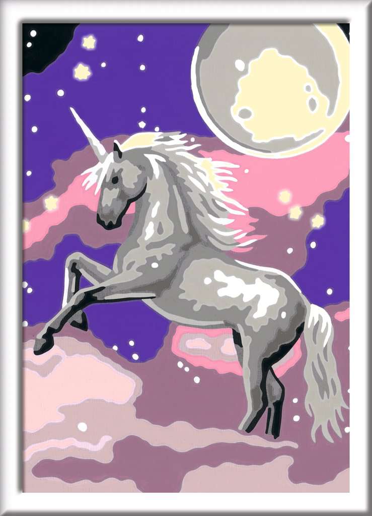 Malen nach Zahlen - Einhorn