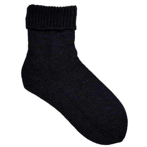 Feinstrumpf Merino Extrafein schwarz