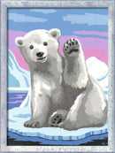 Malen nach Zahlen - Hallo, kleiner Eisbär!