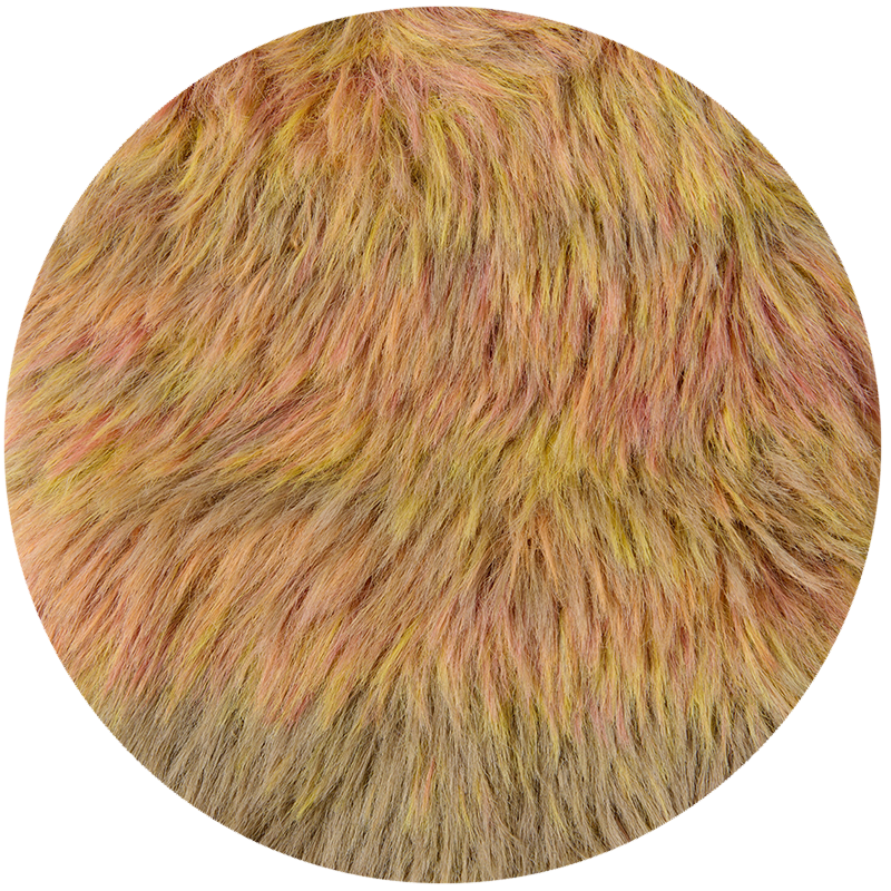 Creative Fur Print warm shades