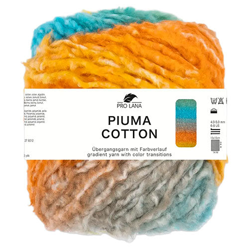 Piuma Cotton orange-türkis
