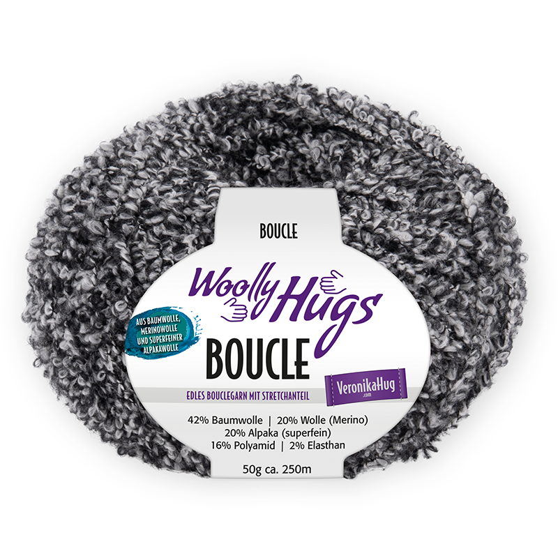 Boucle schwarz-grau
