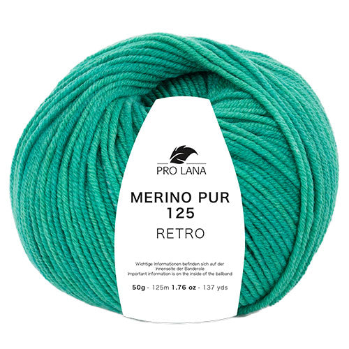 Merino 125 Retro türkis meliert