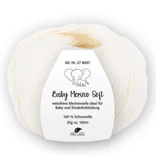 Baby Merino Soft weiß