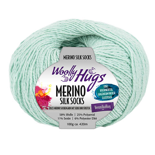 Merino Silk Socks mint