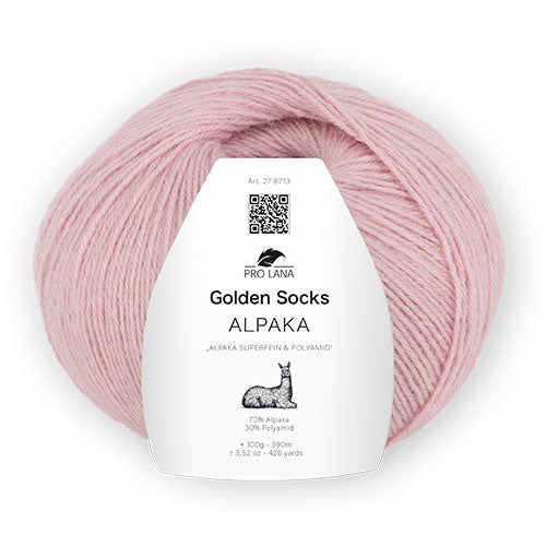 G.S. Alpaka rosa meliert
