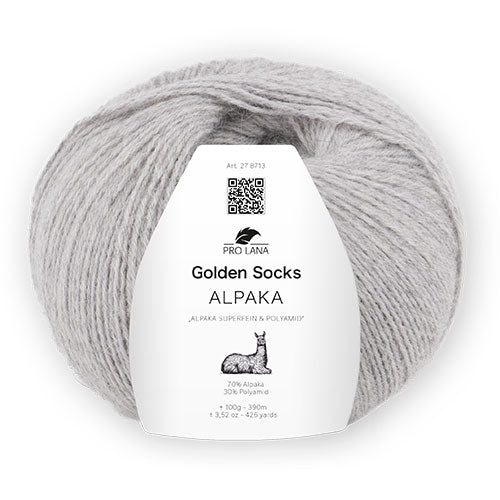 G.S. Alpaka hellgrau meliert