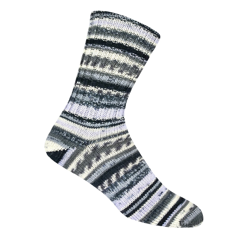 Supersocke 406 6f. graphit col