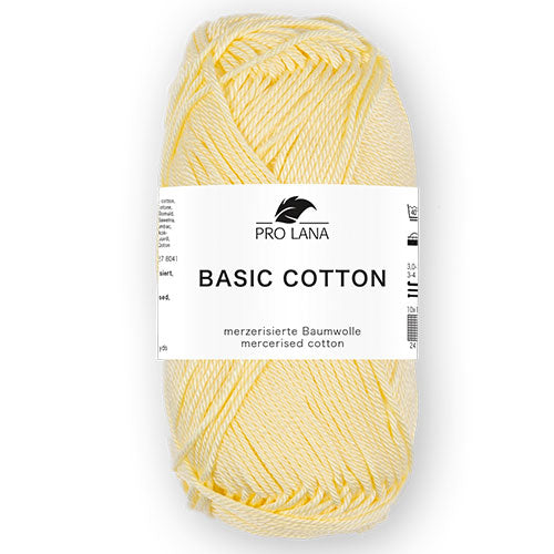 Basic Cotton pastellgelb
