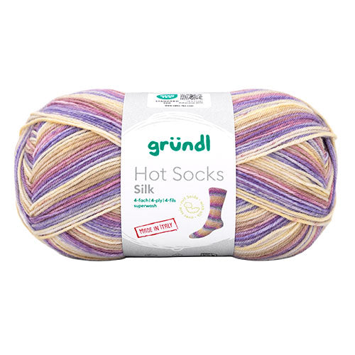 Hot Socks Silk Color lavendel