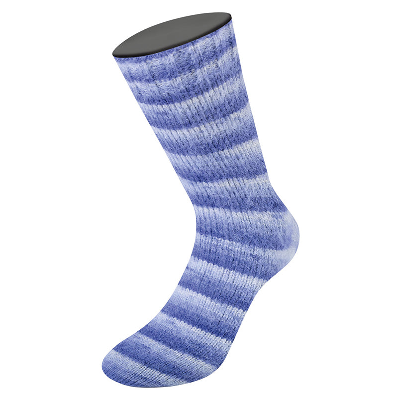 Cosy Socks Soft Stripes blau
