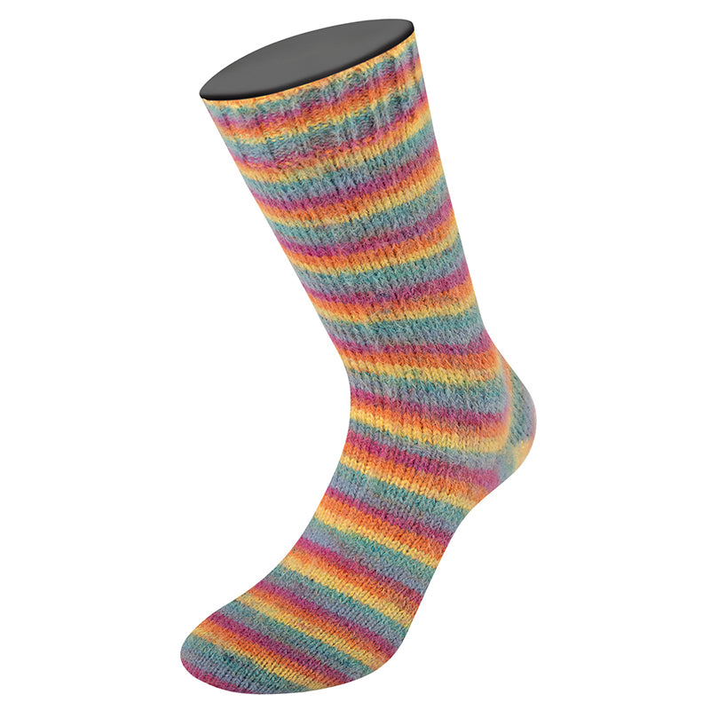 Cosy Socks Multi Stripes exotic