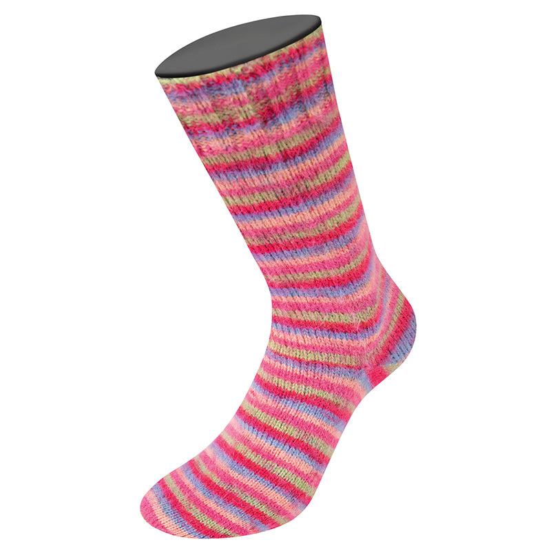 Cosy Socks Multi Str. berry