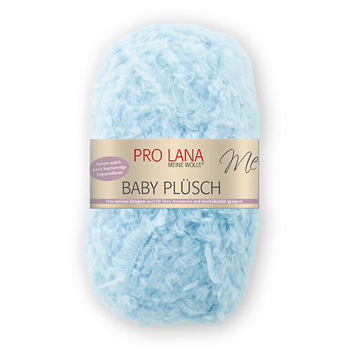 Baby Plüsch hellblau