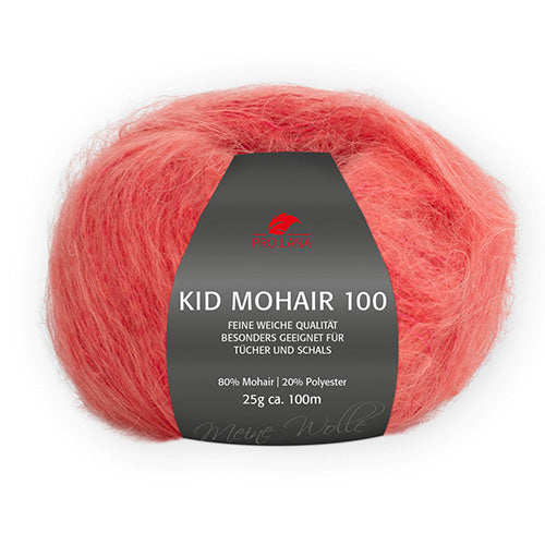 Kid Mohair 100 koralle