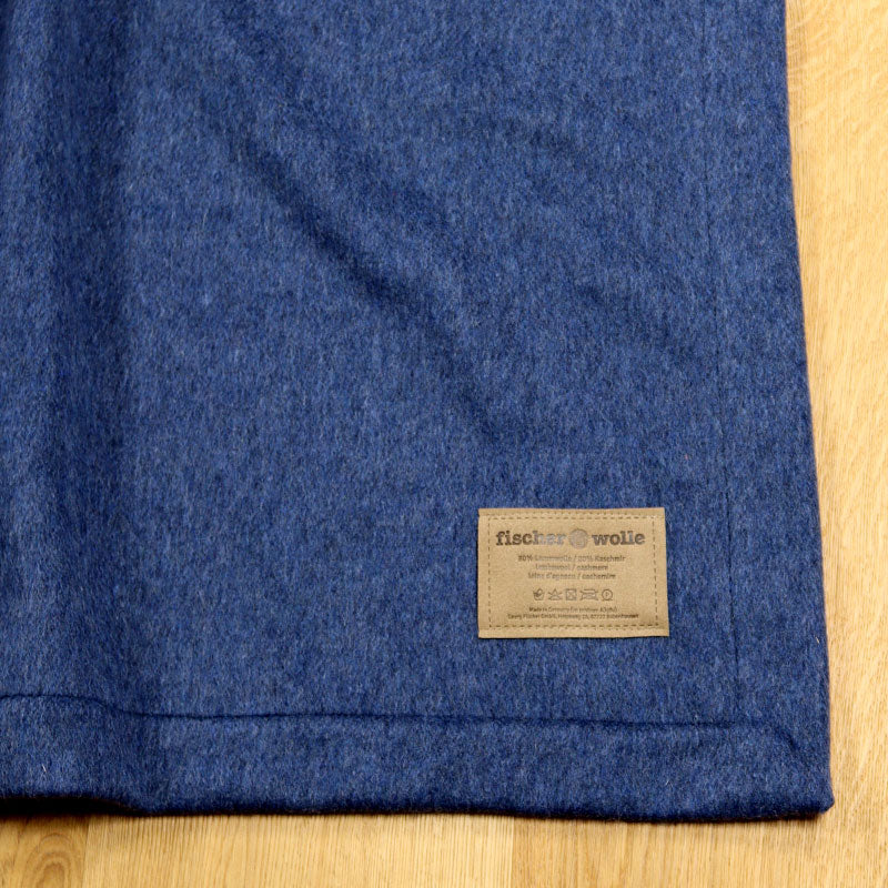 Decke "Como" dunkelblau / blau