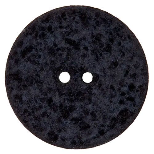Zweilochknopf schwarz 28mm