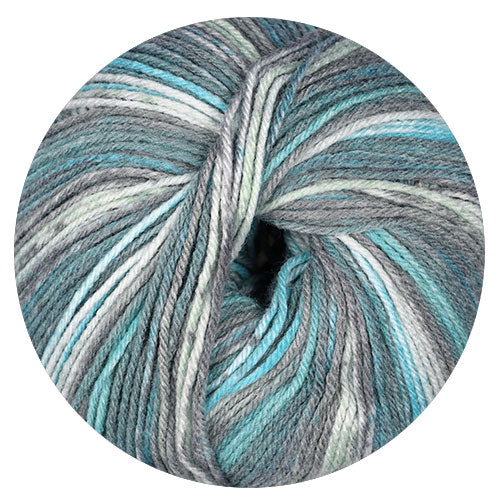 Baby Classic Print blau-grau