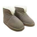Lammfell-Hausschuhe beige