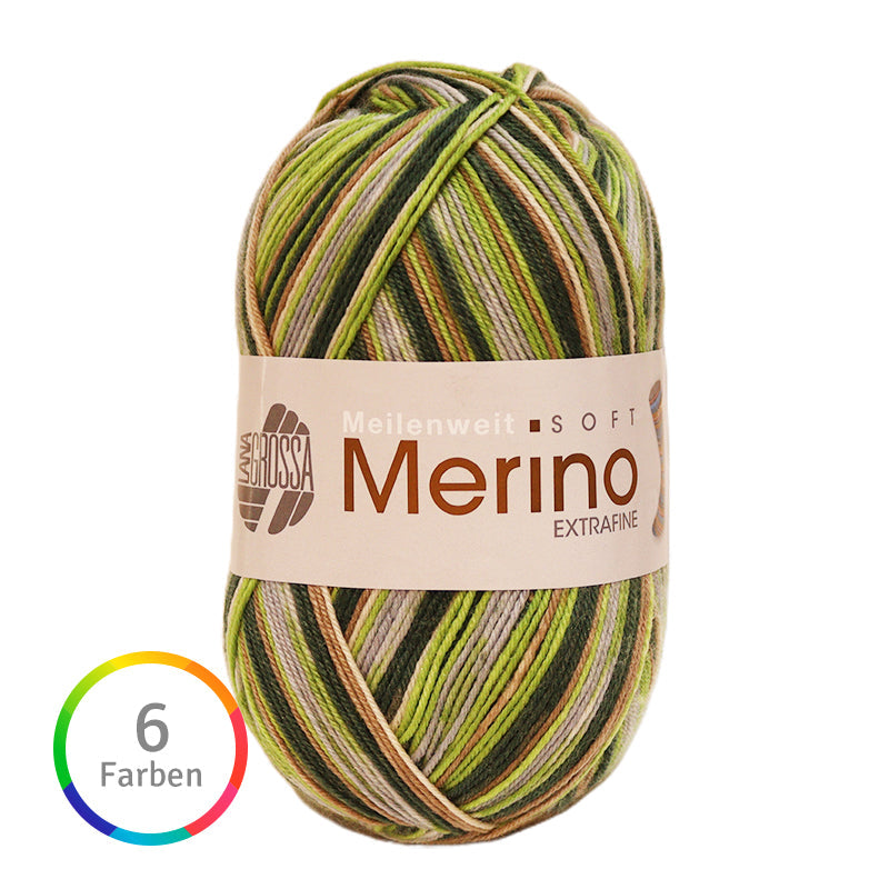 Meilenweit 100 Merino Color zum Schnäppchenpreis