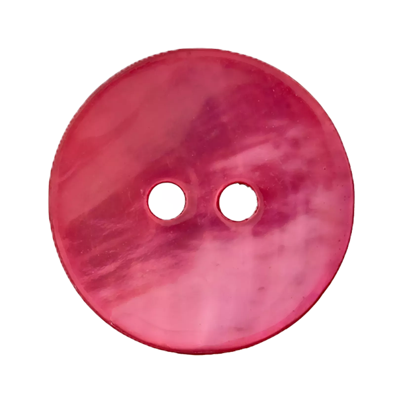 Perlmuttknopf pink 18mm