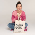 Baumwolltasche "Komme, was Wolle"