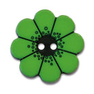 Blumenknopf grün 18mm
