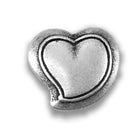 Metallknopf "Herz"