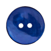 Perlmuttknopf blau 28mm