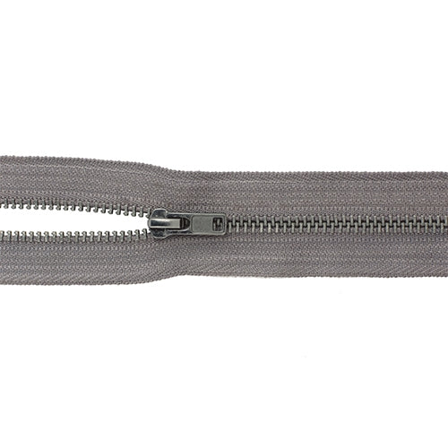 Reißverschluss grau 16cm