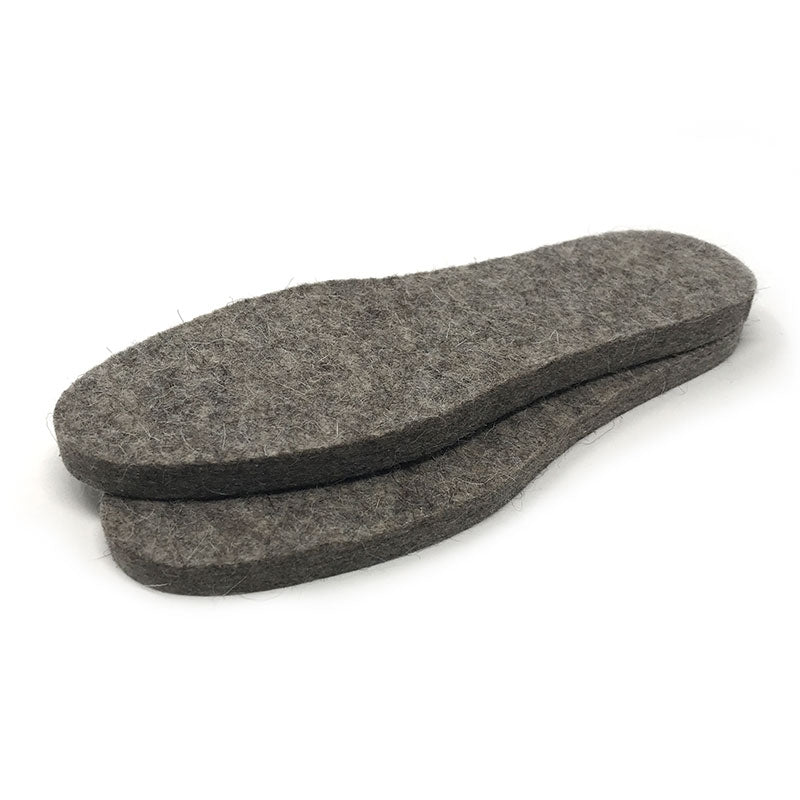 Einlegesohlen aus Wollfilz