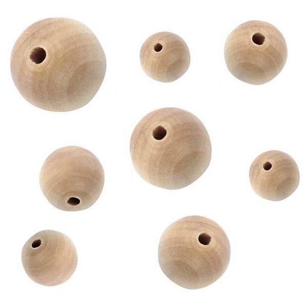 Holzkugeln (60 Stück)